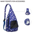 thumbnail image 3 of Sports Enthusiast Sling Backpack - Durable Crossbody Shoulder Bag with Ball Inspired Design, 3 of 4