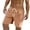 Coffee, variant on Men's Shorts Suede Sports Elastic Waist Solid Color Straight Leg Pocket Knee Length Plus Size Shorts Black 4XL