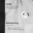 thumbnail image 4 of Bicycle Cover For 2 Bicycles Waterproof 210D Oxford Fabric Breathable Outdoor Bicycle Protective Cover With Lock Eyelets Protection, For Mountain Bikes And Racing Bikes 29 Inches, 4 of 7