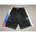 thumbnail image 1 of Nets Retro Embroidered Zipper Pocket Shorts Basketball Embroidered Shorts, 1 of 2