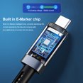 thumbnail image 2 of FLhrweasw Cable Datos USB4.0 40Gbps PD240W Cable Codo Carga Rápida Con Pantalla Alimentación, 2 of 9