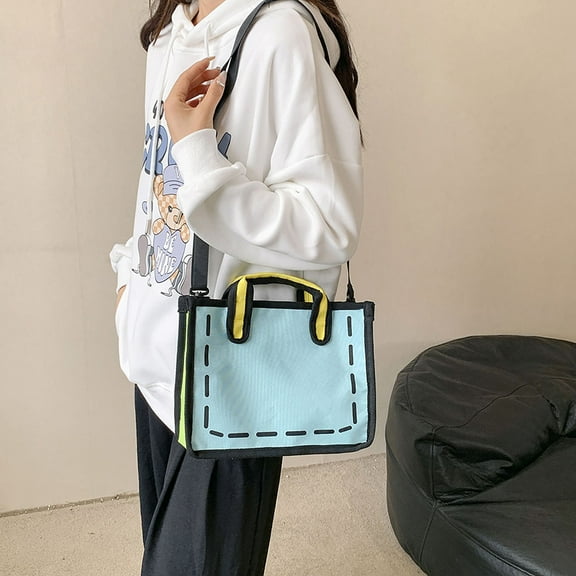 Dxzfnsa Crossbody Bags For Women 2D Bag With High Appearance And Stylish Women's Crossbody Cute Portable Commuting Shoulder Bag