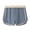 Blue, variant on Asxite Plus Size Mens Pajamas Shorts Loose Breathable Solid Thin Casual Sleepwear