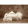 thumbnail image 3 of McNemar, C. Thomas 14x11 Black Modern Framed Museum Art Print Titled - Teapot and Daisies I, 3 of 5