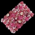 thumbnail image 3 of 30 Piezas Gradiente Pétalos De Rosa Roja Flor De Pared Flor Artificial Pétalos De Seda Para El Día De San Valentín Boda Decoración De Flores 23.62x15. Sunnimix Panel de pared rosa de seda de boda, 3 of 8