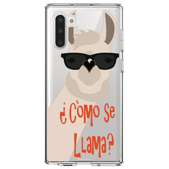 DistinctInk Clear Shockproof Hybrid Case for Samsung Galaxy Note 10 (6.3" Screen) - TPU Bumper, Acrylic Back, Tempered Glass Screen Protector - Cómo se Llama?