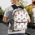 thumbnail image 5 of Yield Different Mushrooms Print Backpack for Women Men, Lightweight Casual Travel Daypack, Classic Basic College Backpack, Middle School Bag, 5 of 5