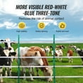 thumbnail image 6 of VEVOR Electric Fence Tape, 1640Ft 500M Polytape Fencing Hot Wire, 3/4" Width 6 Stainless Steel Strands for Reliable Conductivity, UV & Rust Resistance, Portable Polywire for Horse Cattle Livestock, 6 of 9