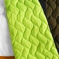 thumbnail image 3 of Olive 3PC Vermicelli-Quilted Patchwork Quilt Set (Full/Queen Size), 3 of 4