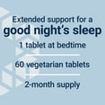 thumbnail image 5 of Life Extension Melatonin 6 Hour Timed Release, 3 mg, extended-release formula for optimal sleep support, healthy circadian rhythms, cellular defense, gluten-free, non-GMO, vegetarian, 60 tablets, 5 of 10