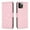Pink, variant on Case for Apple iPhone 12 Pro / 12 6.1 inch,Elegant PU Leather Folio Flip Wallet Case with Card Holster Stand Kickstand Magnetic Closure Shockproof Phone Cover for iPhone 12 Pro / 12 6.1",White