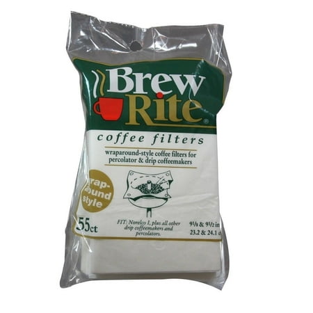 Norelco Drip Coffeemaker Wrap Around Paper Coffee Filters 55 Count