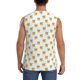 thumbnail image 4 of Fotbe Cute Duck Diver Men's Camiseta sin Mangas Estampada para Hombres, Playera Casual para Gimnasio, Entrenamiento, Playa-XX-Large, 4 of 7
