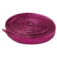 thumbnail image 3 of Santimon Glitter Sequin Shoelace Stylish Flat Shoe Lace For Sneakers/ Board Shoes/ Boots/ Canvas Sneakers 63" Rose Red, 3 of 8
