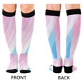 thumbnail image 4 of FORMRS Womens Knee High Socks Casual Long Thick Travel Daily Wear, 2 Pairs, Pink Gradient, 4 of 6