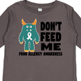 thumbnail image 4 of Inktastic Dont Feed Me with Monster Boys or Girls Long Sleeve Toddler T-Shirt, 4 of 5