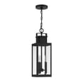 thumbnail image 2 of Ascott 3-Light Outdoor Hanging Lantern in Matte Black, 2 of 5