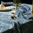 thumbnail image 2 of Tassel Tablecloth Rectangular Polyester Tablecloth Washable Table Cover for Household Dining Room Kitchen Party Picnic Outdoor, 2 of 6