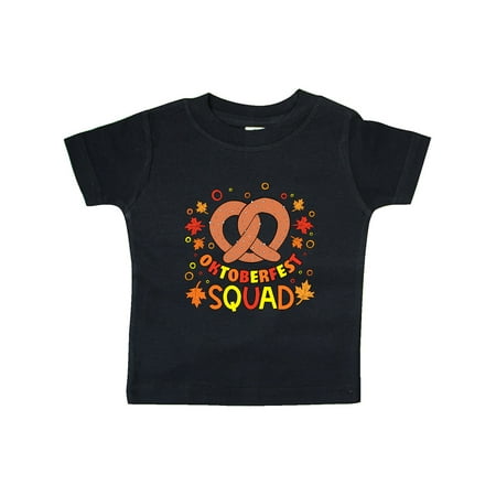

Inktastic Oktoberfest Squad Fall Leaves Pretzel Gift Baby Boy or Baby Girl T-Shirt