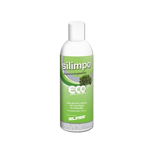 Espuma limpiadora Silimex para gabinete y plástico. Silimex SILIMPO ECO