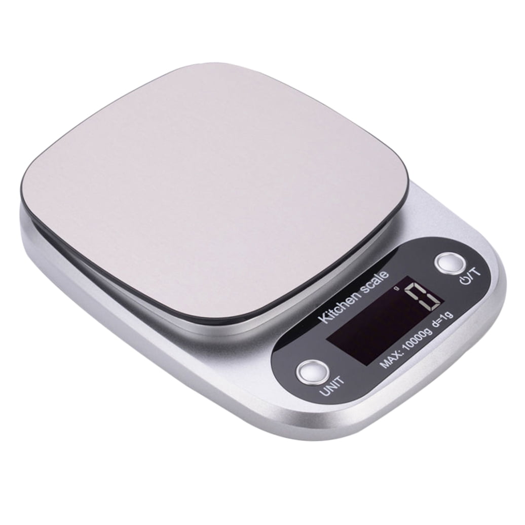 PBPBOX 1PC Rectangular Digital Scale Stainless Steel Kitchen Measuring Scales for Home Use