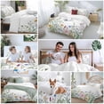 thumbnail image 5 of Farms Wildflowers Bedding Duvet Cover Set King Size 4 Pieces Herbs Countryside Watercolor Floral Leaf Bedding Set with Zipper Closure, 1 Comforter Cover 92x106 Inches 1 Flat Sheet & 2 Pillow Cases, 5 of 7