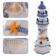 thumbnail image 2 of Wooden Lighthouse Decor Nautical Lighthouse Craft Mediterranean Style Lighthouse Decoration, 2 of 7