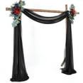 thumbnail image 2 of Wedding Arch Drapery Curtains In The Background Chiffon Fabric Shade Cloth Party Monolithic Wedding Decoration, 2 of 9