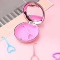 thumbnail image 3 of Travel Retainer Case with Mirror Storage Container with Vent Holes Silicone Liner Storage Boxes Mouth Guard, 3 of 7