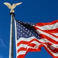thumbnail image 3 of Flag Pole Eagle Topper Ornament Eagle Eagle Finial Flag Pole Eagle adornamiento, 3 of 4