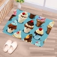 thumbnail image 5 of Ice Cream Polyester Non-Slip Machine Washable Office Chair Rug for Chair Rugs and Door Rug, 5 of 6