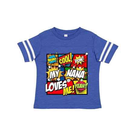 

Inktastic My Nana Loves Me Gift Toddler Boy or Toddler Girl T-Shirt