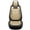 #121 Black & Beige, variant on OTOEZ Nappa Leather Car Seat Cover Universal & Luxurious 5-Seat Full Set Waterproof Front & Rear Cushion Protector Fit Most Honda Toyota Chevy Ford Nissan SUV