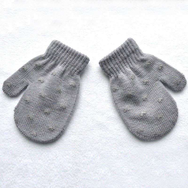 Toddler Magic Stretch Mittens Winter Unisex Baby Knitted Gloves Mittens