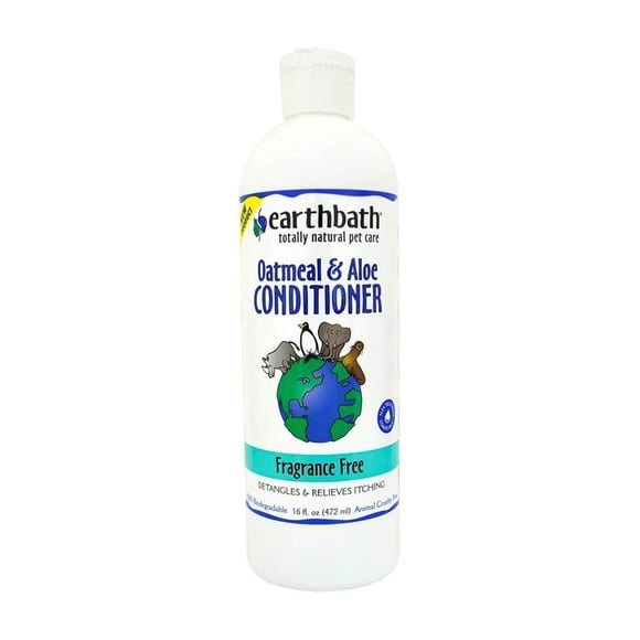 Acondicionador Earthbath Avena y Aloe Sin Fragancia 472 ml Paquete de 6