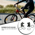thumbnail image 4 of tamizeot Plate Clip Number Holder Card Stand Workmanship Compact Size Handy Install Simple Structure Equipment Mountain Road Type 2 1Set, 4 of 6