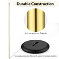 thumbnail image 3 of Yescom 8FT Sectional Indoor Flag Pole Kit Aluminum Gold Pole Ball Topper with 3x5Ft  US Flag & Base Stand 2 Pack, 3 of 11