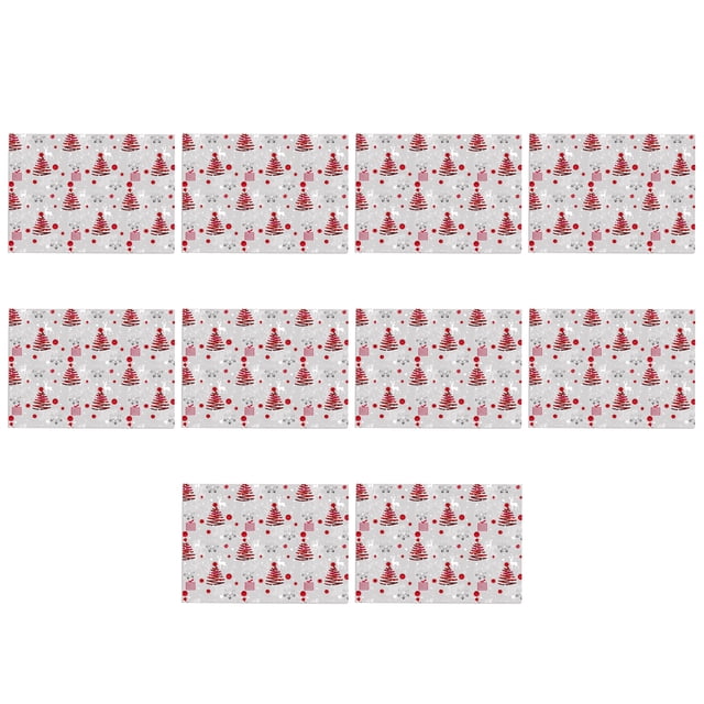 QualitChoice 10pieces Wrapping Paper For Christmas Celebrations Reindeer Pattern Thick And Festive Christmas 4