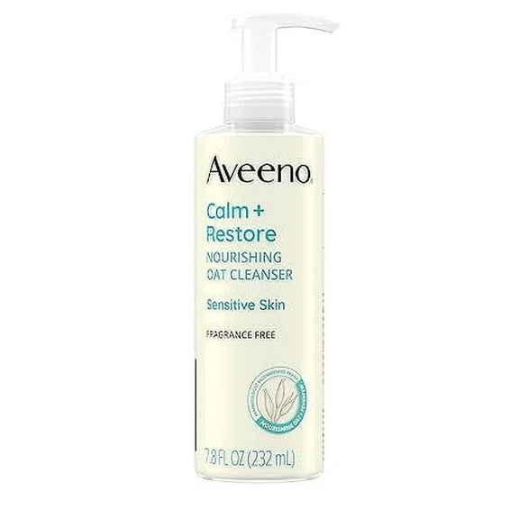 Aveeno Calm and Restore Nourishing Oat Cleanser Sensitive Skin , 7.8 fl. Oz