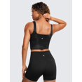thumbnail image 3 of Top Corto CRZ YOGA Butterluxe con Relleno Negro Tie Dye XXS, 3 of 4