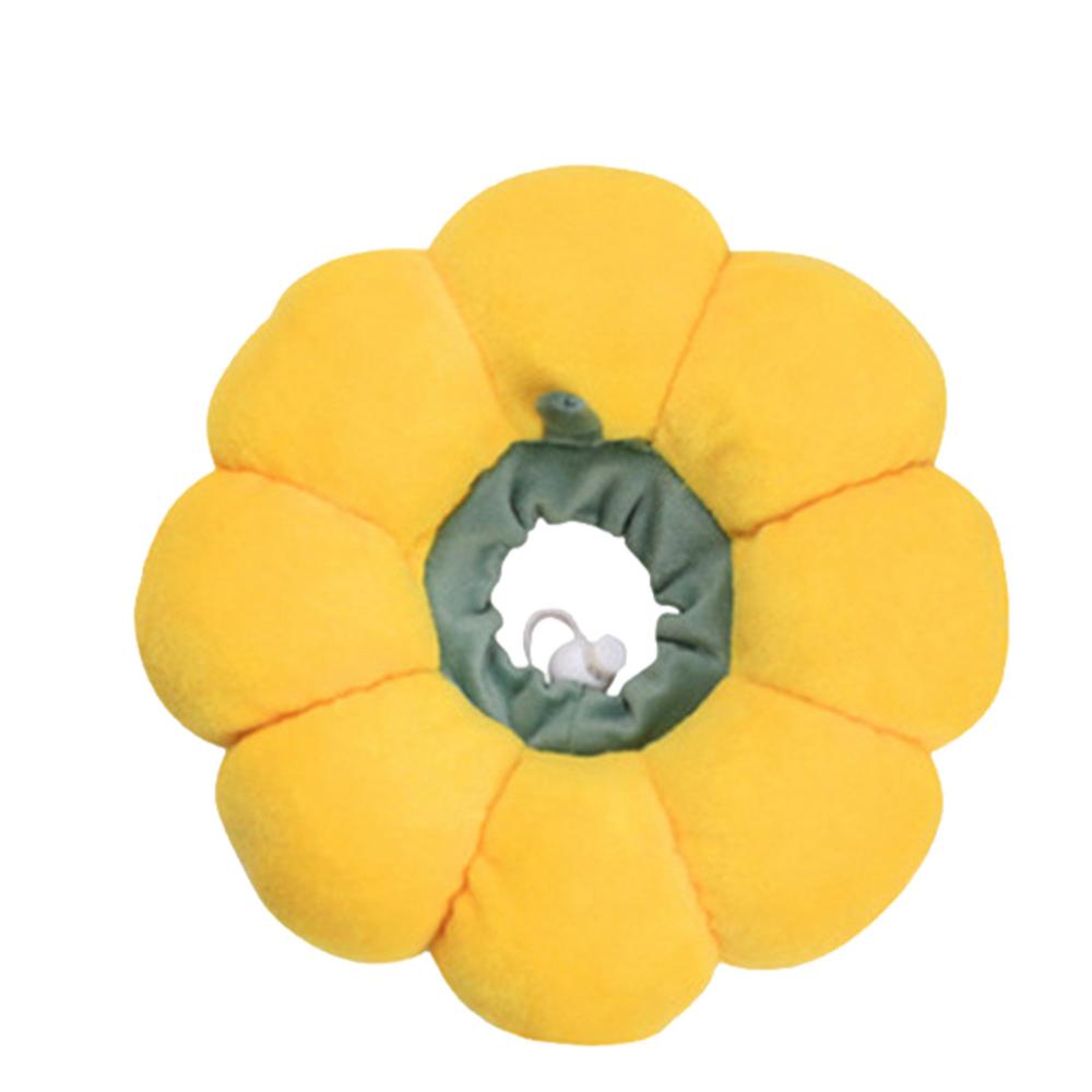 Fovolat Dog Cones Cat Cone Collar With Sunflower Shape Pet Neck Donut