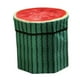 thumbnail image 5 of Taburete plegable tipo otomana con almacenamiento y organizador plegable. Elegante asiento con estampado de frutas. Sandía, 5 of 9
