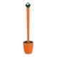 thumbnail image 2 of Bathroom Toilet Brush Plunger Wall Mounted Brush Flexible Brush Clean To Corner And With Cover Cleaner Brush Set, 2 of 9
