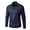 Navy, variant on JTieacloth Pullover Casual Sweater Men Collar Vertical Stripe Pattern Two Piece Sweater Winter Casual Loose Comfortable Trendy Knitted Sweater(Black)