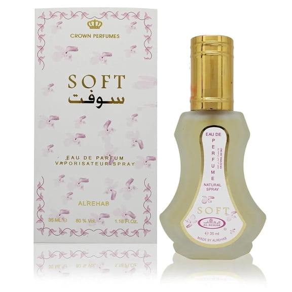 Al-Rehab Soft Eau de Parfum Spray for Women, 1.18 Ounce Vanilla 1.18 Fl Oz (Pack of 1)