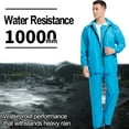 thumbnail image 2 of Rain Suits for Men Waterproof Breathable Hoodie Raincoat Outdoor, Work, All-Sport, 2 of 7