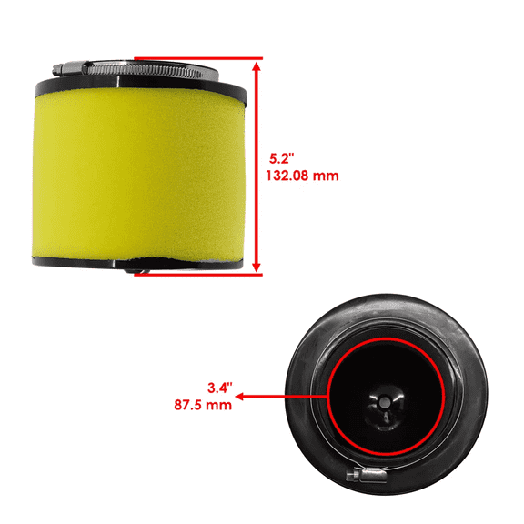 Air Filter for Honda TRX500FM Foreman Rubicon 500 4X4 2012-2016 2017 2018 2019