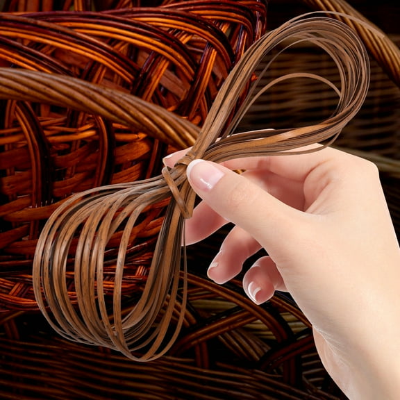 Hytrove DIY Plastic Rattan Knit Plastic Rattan Repair Material PE 1 Roll