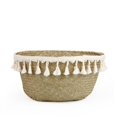 thumbnail image 5 of Foldable Decorative Hand Woven Rattan Wicker Basket with Convenient Handle - Ideal for Stylish Plant Display  Neat Storage  and Easy Organization - Versatile Cestos Mimbre Panier Rangemen, 5 of 7