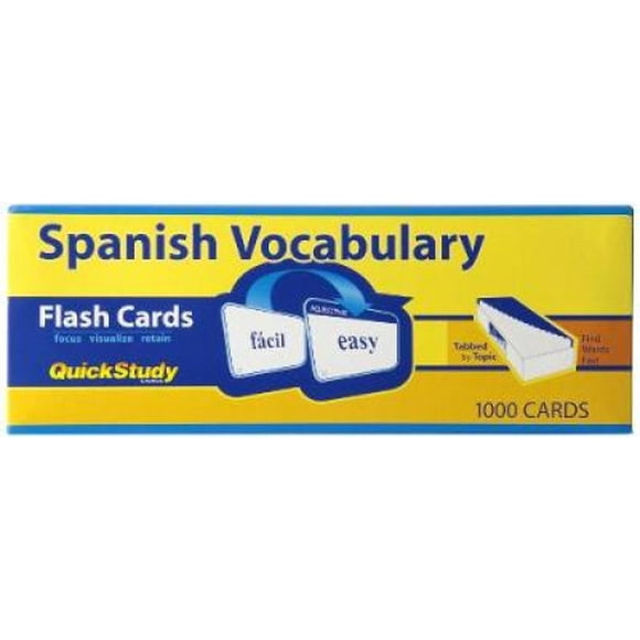 Spanish Vocabulary (Quick Study: Quizzer)